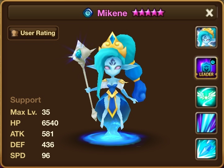 Undine (Water) - Mikene/Gallery and trivia | Summoners War Sky Arena ...