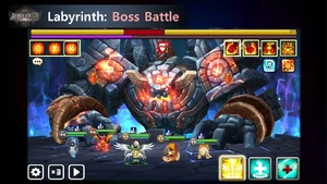 Boss battle screen