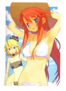 Aty & Sonolar in a promotional art