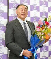 Kaiki after retirement as Oshima Oyakata (c. 2017)