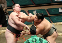 Masutoo battles the future Oho (c. 2019)