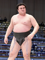 Kinbozan during his time in the unsalaried ranks (c. 2021)