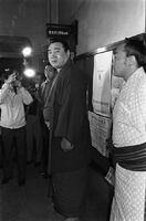 Sumo wrestlers interrogated over the Wakahaguro scandal (c. 1965)