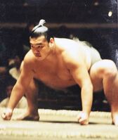 Hanakaze during his time as Tatsuyamaguchi (c. 1998)
