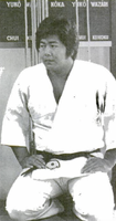 Kiyonomine practices judo in Brazil (c. 1979)
