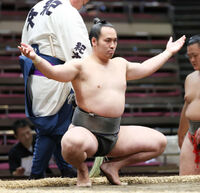 Suyama prepares for his upcoming match (c. 2023)