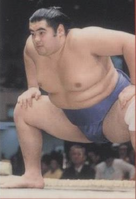 Jumonji during his time in Juryo (c. 1999)
