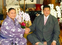 Kotoeko after promotion to Juryo (c. 2014)