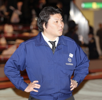 Kobo after retirement as Ajigawa Oyakata (c. 2010)