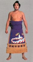 Shishiho during his time as Mitsuruyama (c. 1981)