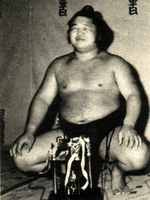 Wakajishi is awarded his first and only special prize (c. 1976)
