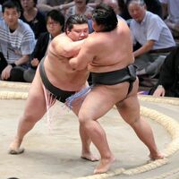 Oshoryu defeats Marusho to win the Jonokuchi Yusho (c. 2019)