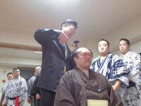 Shunba's retirement ceremony (c. 2019)