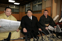Ryuo after promotion to Makuuchi (c. 2007)