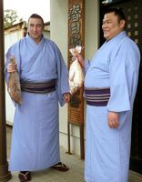 Kimurayama after promotion to Juryo (c. 2007)