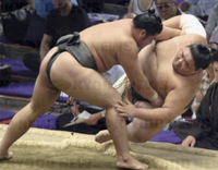 Kageyama ensures promotion to Juryo (c. 2006)
