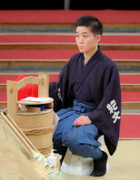 Hiromasa at ringside (c. 2020)