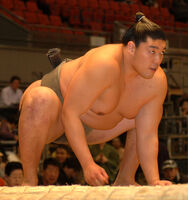 Terashita during his time in the unsalaried ranks (c. 2009)