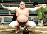 Hatooka prepares for his upcoming match (c. 2022)