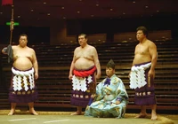 Taiho's kanreki dohyo-iri in 2000