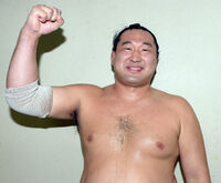 Hienriki wins his first Sandanme Yusho (c. 2014)