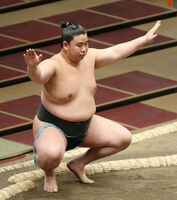 Narutaki prepares for his upcoming match (c. 2020)