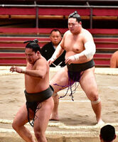 Nishikifuji defeats Tamashoho to win the Makushita Yusho (c. 2020)