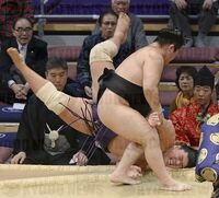 Satoyama throws and defeats Tanzo (c. 2013)