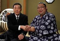 Tsurugidake after promotion to Juryo (c. 2010)
