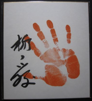 Tochinoiwa's tegata