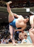 Kotoeiho prepares for his upcoming match (c. 2025)