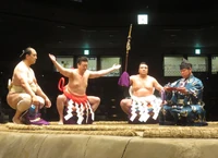 Asahifuji's kanreki dohyo-iri in 2021