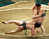 Nishinoryu defeats Ishizaki (c. 2022)