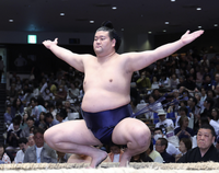 Hatsuyama prepares for his upcoming match (c. 2025)