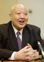 Masudayama after retirement as Chiganoura Oyakata (c. 2016)