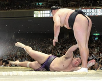 Kyokutenho defeats Tochiozan to win his first Yusho (c. 2012)