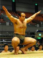 Osunaarashi during his time in the unsalaried ranks (c. 2012)
