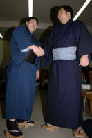 Kageyama joins alongside high school rival Goeido (c. 2005)