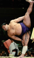 Katayama's signature shiko (c. 2005)