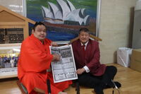 Mitoryu after promotion to Makuuchi (c. 2022)