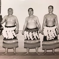 Tochinishiki's kanreki dohyo-iri in 1985