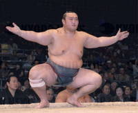 Iwakiyama during his time in the unsalaried ranks (c. 2001)