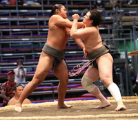 Yonezawaryu battles Musubiyama (c. 2024)