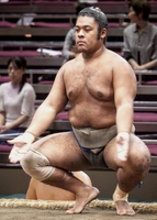 Wakaichiro prepares for his upcoming match (c. 2019)