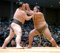 Minanosato loses the Jonidan Yusho playoff (c. 2006)