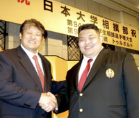 Mitoryu gets recruited into Nishikido stable (c. 2017)
