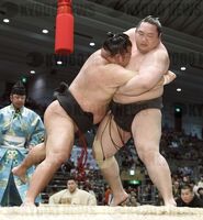 Higonojo defeats Hakuyozan to win the Makushita Yusho (c. 2018)
