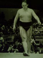 Muryu prepares for his upcoming match (c. 1980)