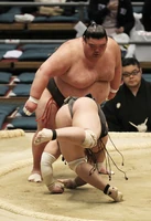 Maeta slaps down and defeats Tomisakae (c. 2016)