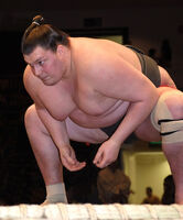 Masutoo prepares for his upcoming match (c. 2010)